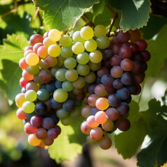 bunch of grapes, Generative AI, Generative, AI	