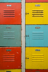 Colored Lockers
