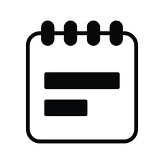 Calendar icon with white background stock illustration