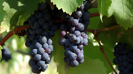 grapes on vine, Generative AI, Generative, AI