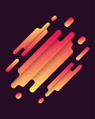 Abstract gradient background template copy space for poster, banner, flyer, or brochure