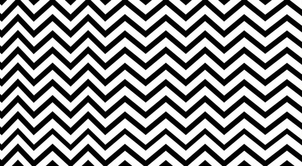 Black and White Zigzag Seamless Pattern. Christmas chevron pattern seamless background texture in black.