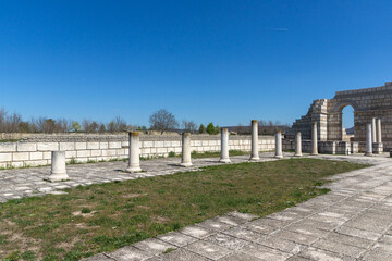 Obraz premium Ruins of The Great Basilica, Pliska, Bulgaria