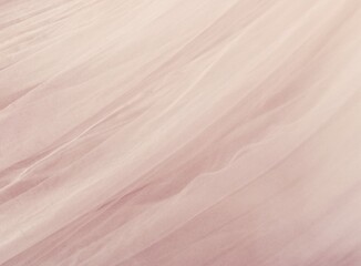 Obraz premium Pale pink textured voile fabric background with space for copy