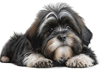 Discover the Adorable Lowchen Dog Breed: Perfectly Captured on a White Background