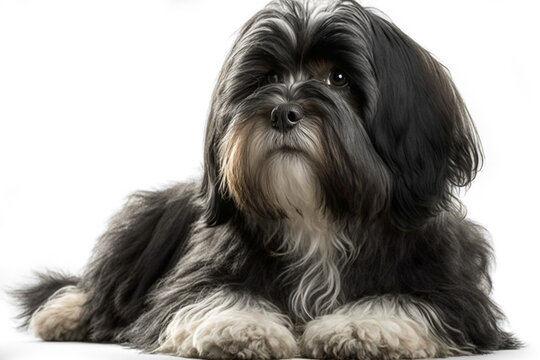 Discover the Adorable Lowchen Dog Breed: Perfectly Captured on a White Background