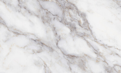 Fototapeta na wymiar Carrara marble with a mixture of white color and natural cracks on the natural stone looks luxurious