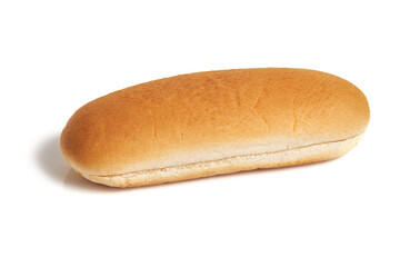 A pile of buns for hot dog isolated on white background. Hotdog bun isolated 