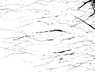 Obraz premium Rustic grunge texture with grain and stains. Abstract noise background. PNG graphic illustration with transparent background.