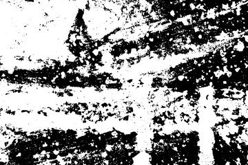 Fototapeta premium Rustic grunge texture with grain and stains. Abstract noise background. PNG graphic illustration with transparent background.