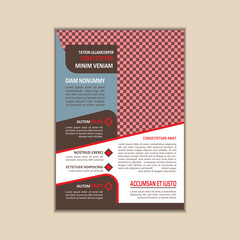 Creative Corporate Business Flyer Template Simple and clean A4 Size with Bleed Vector design