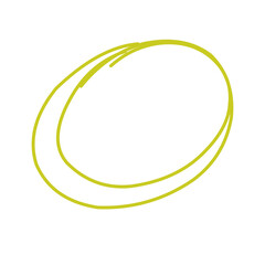 Hand drawn circle line