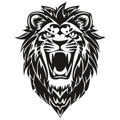 Plakat Animal Lion mascot logo for football, basketball, lacrosse, baseball, hockey , soccer team