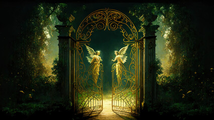 fairy angel door