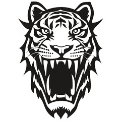 Animal Tiger mascot logo for football, basketball, lacrosse, baseball, hockey , soccer team