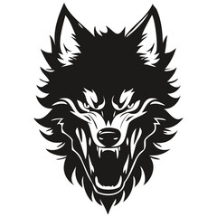 Animal wolf mascot logo for football, basketball, lacrosse, baseball, hockey , soccer team
