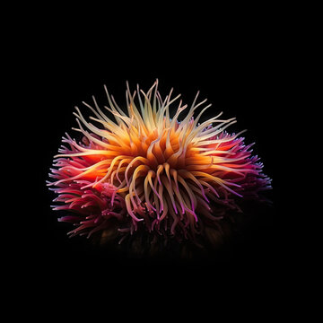 Colorfull sea anemone