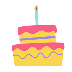 birthday cake illustration