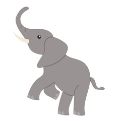elephant pointing cartoon