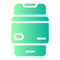online payment gradient icon