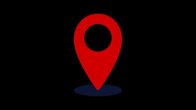 Animated Placeholder icon for social media, presentations, videos, websites, etc. No background, Alpha channel.