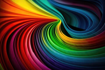 multicolored lines creating an abstract background. Generative AI