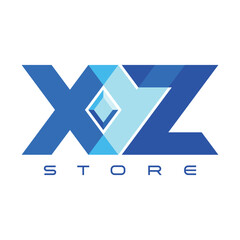 XYZ initial logo vector