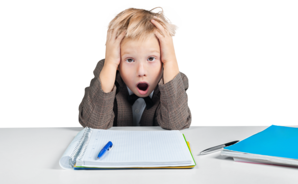 Portrait of handsome happy young man sitting with laptop with arms outstretched isolated on white