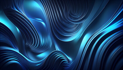 Abstract light effect blue texture wallpaper 3D rendering