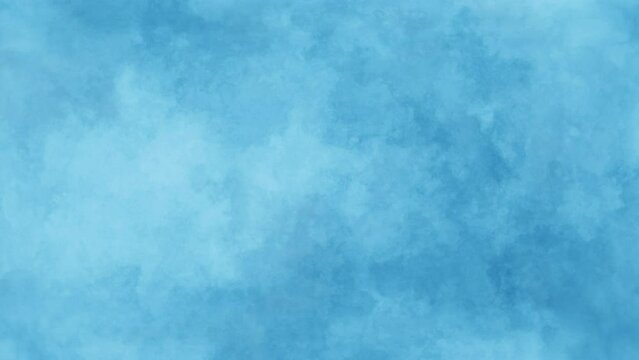 Marble blue motion loop 4k background at 60fps, mixing the blue and light blue paints smoothly.
