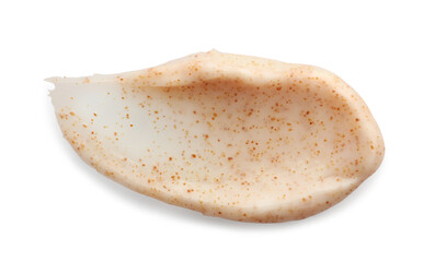 Sample of scrub isolated on white, top view