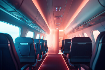 first class cabin airplane generative ai