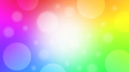 colorful bokeh background
