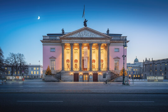 Berlin State Opera at night - Berlin, Germany
