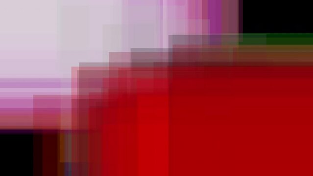 Animation, With Its Diverse Color Palette and Geometric Shapes, Brings Abstract Aesthetics to Life Through Creative Coding and Computer Graphics