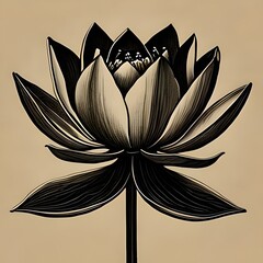 digital art lotus flower
