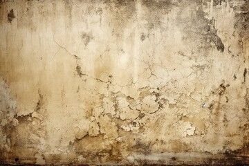 weathered and worn grungy wall with dirt and grime. Generative AI