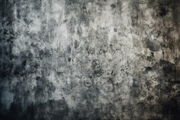 Obraz na płótnie Canvas cracked black and white wall texture. Generative AI