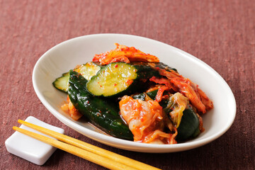 胡瓜キムチ　Kimuchi cucumber