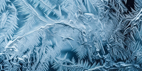 Frost texture background ice icy water, generated AI, generated, AI