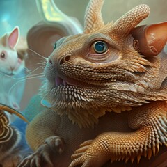 bearded dragon bunny hybrid - 1