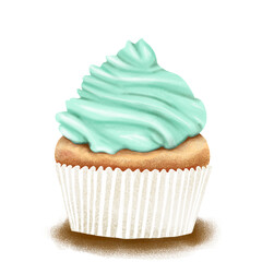 cupcake with frosting