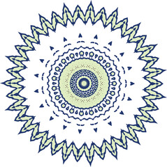 Beautiful round pattern. Vector file for designs.