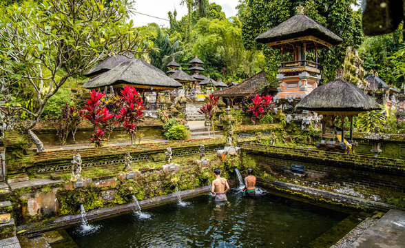 Pura Gunung Kawi Sebatu Gianyar temple in Ubud, Bali, Indonesia