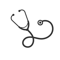 medical stethoscope of nurse and doctor to examine the patient's body