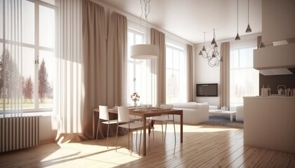 Fototapeta premium modern living room