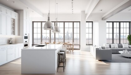 Fototapeta premium modern living room