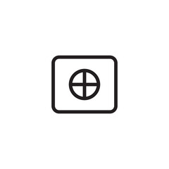 Fototapeta premium Makeup Cosmetics Eyeshadows Outline Icon