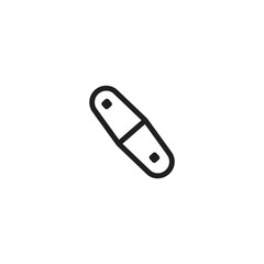 Nail Beauty Shaper Outline Icon