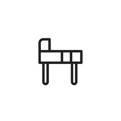 Rub Spa Table Outline Icon